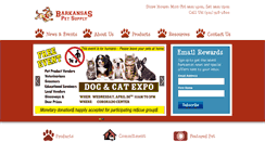 Desktop Screenshot of barkansaspetsupply.com